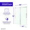 Anzzi Stellar Series 60 in. x 76 in. Frameless Shower Door - Brushed Nickel SD-FRLS05902BN - alternate 3